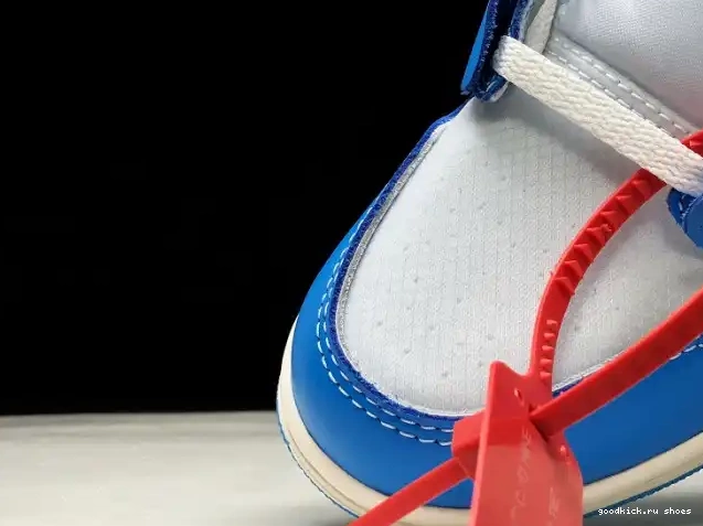 Rep Air Jordan Powder 1 AQ0818-148 Off-White UNC Blue 0422